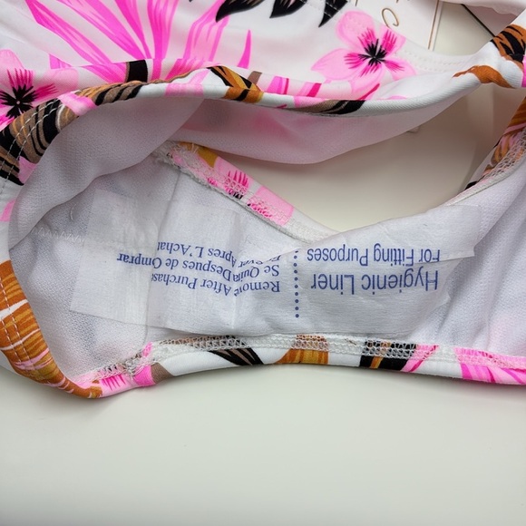 Salt & Cove Tropic Time Printed Cinch-Back Bikini Bottom  NWT - Picture 5 of 7